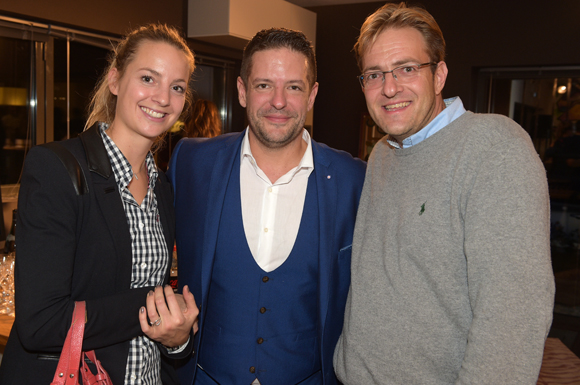 39. Viktoria Fontanel (Fontanel Immobilier), Arnaud Bernollin (Cuisines Bernollin) et le docteur Emmanuel Grange 