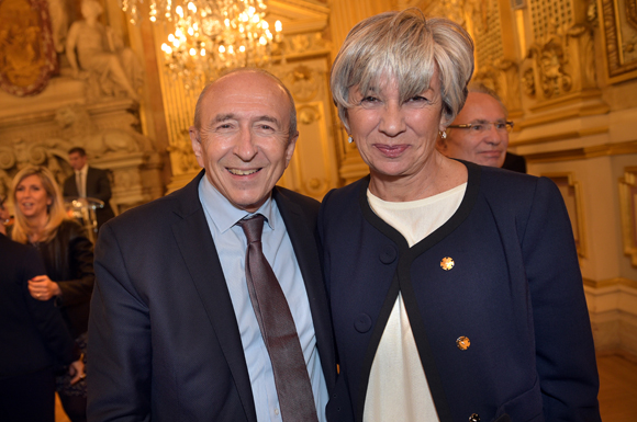 15. Gérard Collomb, sénateur maire de Lyon et Florence Verney-Carron, vice-présidente du Conseil régional