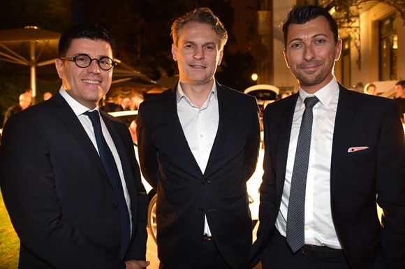 16. Frédéric Blanc (Directeur commercial, Mercedes-Benz & smart Lyon), Paul-Maurice Morel (Villa Marguerite) et Laurent Bernardeau (marketing Mercedes-Benz Lyon & smart)