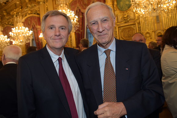 17. Rémy Weber, président de la Banque Postale et Bruno Lacroix (Fondation Hospices Civils de Lyon)