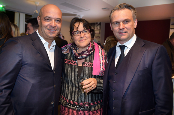 24. Jérôme Bocuse, Maria Paulblant (CIC) et Paul-Maurice Morel (Groupe Paul Bocuse)