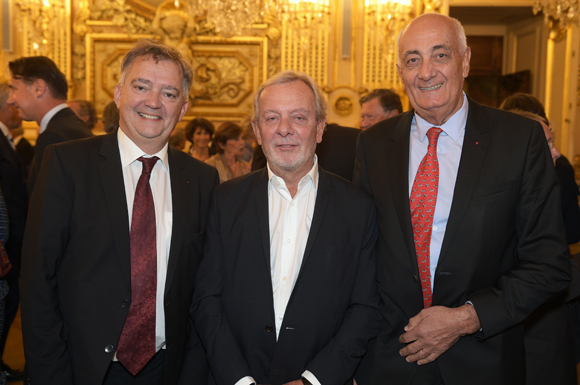 26. Guy Mathiolon, président de Serfim, Jean-Claude Lavorel (Lavorel Hôtels) et Paul-Henri Watine