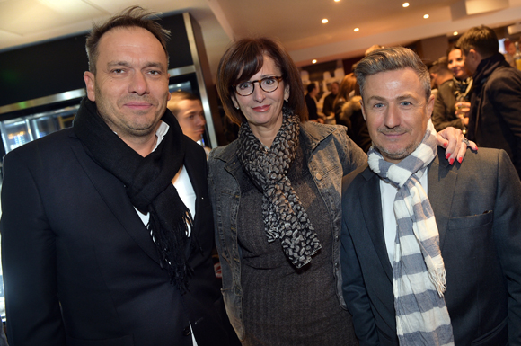 28. Pierre Chambon (à KGB), Françoise Sibilia (Chez Moss) et Thierry Lahon, président UMIH Rhône-Alpes
