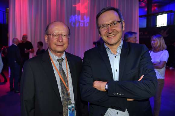 3. Michel Hupays (Direction Générale Aviation Civile) et Lionel Lassagne (Aéroports de Lyon)