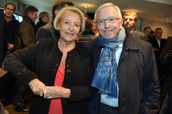 32. Raymone Carlut et Gilbert Giorgi, vice-président de l’OL