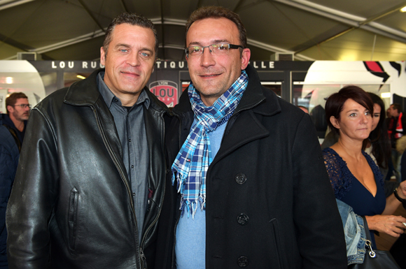 34. Olivier Lacoste (Iliade Ingénierie) et Eric Lemaire, adjoint au sport de la mairie de Saint Priest