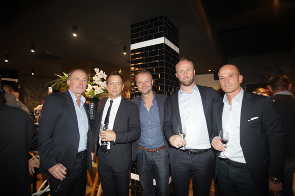38. Yves Rioton (Séminaires Business), Charles Darnault (C Gastronomie), Marco (Lyon People), Cyril Meaudre (Domo Déco) et Gaël Cornut (Lameo)