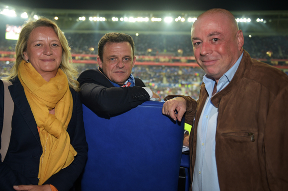 39. Violaine Chanal, Laurent Fiard, président du Medef Lyon-Rhône et Yvan Patet (EM2C)
