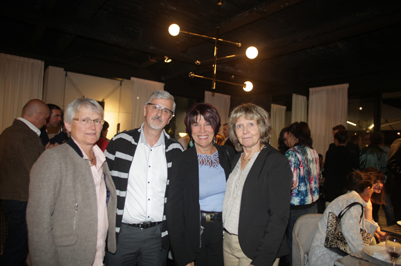 39. Françoise Dumas, Docteur Dominique Charvolin, élu délégué aux affaires familiales, Evelyne Galera, vice-présidente de la Communauté de Commune en charge de l’économie et Patricia Grange, adjointe aux finances de Chaponost