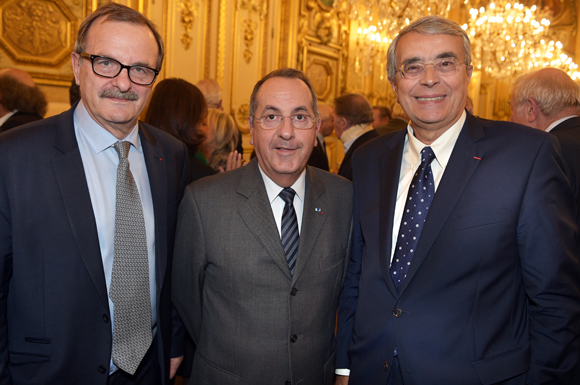 39. Jean-François Carenco, Préfet de l’ile de France, Michel Delpuech, Préfet du Rhône et Jean-Jack Queyranne, conseiller régional  