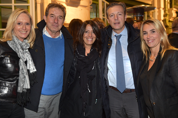 58. Catherine Ricard (CGPME), Jean-Claude Pietrocola (Média Sport Promotion), Florence Guyot (Champagne Marguerite Guyot), Pascal Blache, maire du 6ème et Stéphanie Gagnaire (Brice Robert)