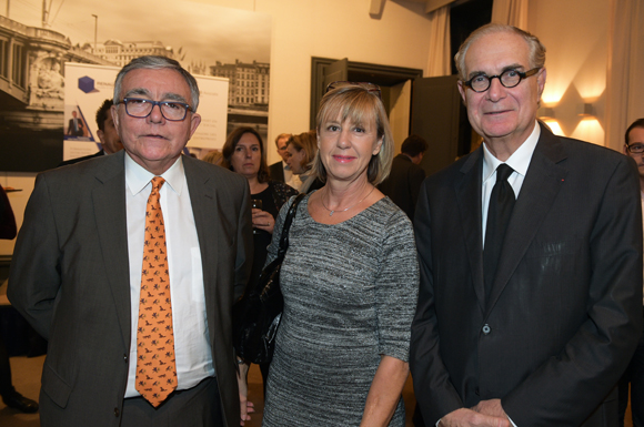 11. Alain Milliat, Catherine Beroud (Le Tout Lyon Affiches) et Maitre Jean-Marie Chanon