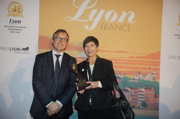 13. Sylvain Rosier (Lyon City Boat) et Virginie Carton (Office du Tourisme de Lyon)
