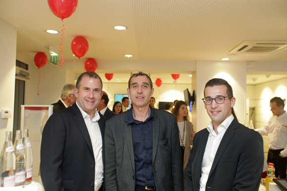 13 .Jean-Pierre Cristofari, Alain Pizot et Damien Portela (Fibretel)