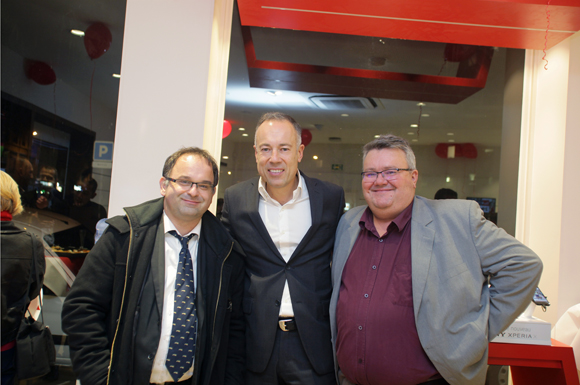 16. Olivier Rebora (Caisse d’Epargne), François (SFR) et Laurent Quetaud, expert-comptable (MLC Conseils)