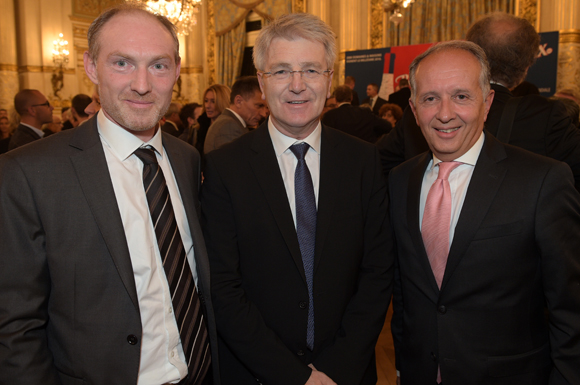 20. Romain Boucaud-Maitre (Chocolat Voisin), Pascal Chopin (JC Decaux) et Eric Vernusse (Banque Rhône-Alpes)