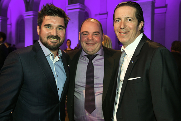 26. Le chocolatier Sébastien Bouillet, Sam Perrier (Boucherie Centrale) et Christophe Bacquié (Hôtel le Castellet)