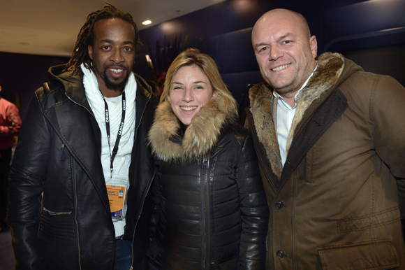 30. Sidney Govou, Julie Demont (Chapoutier) et Sébastien Leguillou (Moreteau)