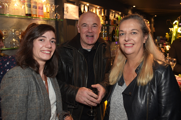 34. Céline Greck (Pically), l’écrivain Vital Clerc et Annick Norbert (Ecully Loft)