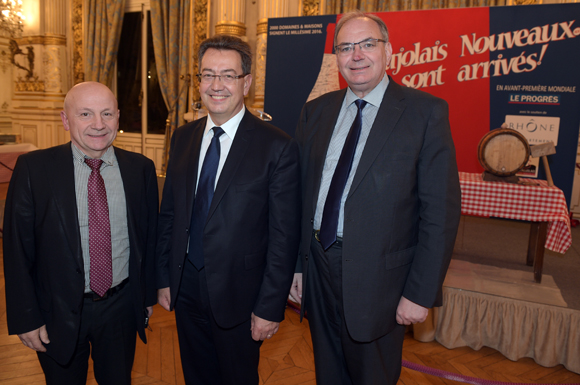 5. Jean-Claude Lassalle (Le Progrès), Philippe Cochet, député-maire de Caluire et Bernard Perrut, député-maire de Villefranche 