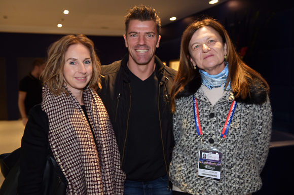 5. Grégory Coupet, son épouse Carole et Pascale Felix (CEGID)