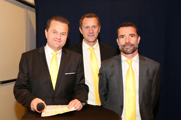 7 - Eric Vial, directeur de la plaque lyonnaise, Thomas Chanel, directeur Lyon-Est et Rillieux, Ludovic Destombes directeur Renault Lyon Nord