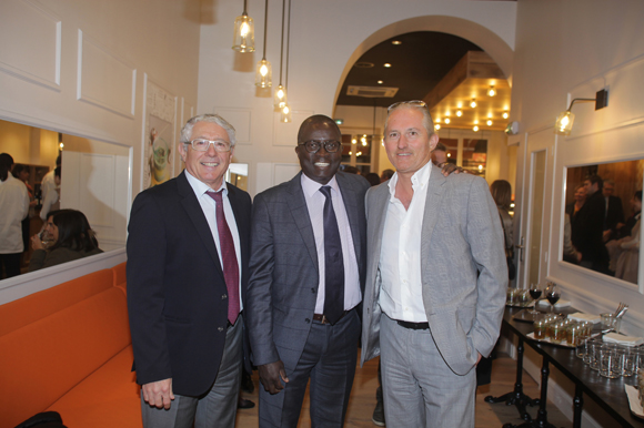 7. Élie Cunat (BMW Gauduel), Laye Diop (Marriott Hôtel) et Pascal Auclair (France Médias)