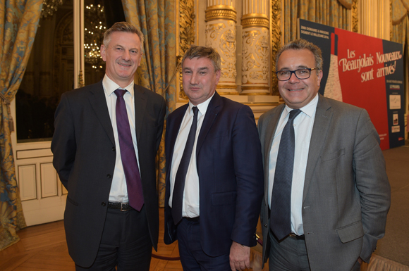 8. Pierre Fanneau, DG du Progrès, Christophe Guilloteau, président du Département du Rhône et Denis Broliquier, maire du 2ème