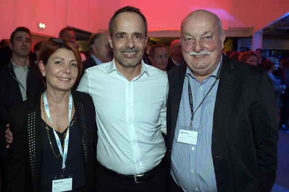 19. Régine Brunet (Acnis International), Pieric Brenier, président du groupe C’Pro et Paul-Etienne Carrillon (Aerometals)