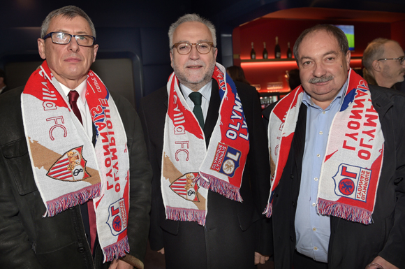 23. Le colonel Serge Delaigue (SDIS), Jean-Yves Secheresse, adjoint à la Sécurité et Guy Barral (Métropole de Lyon)