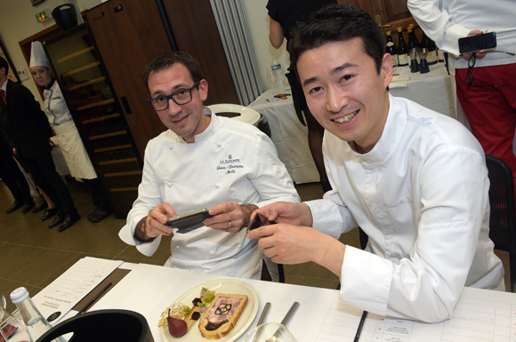 26. Jean-François Malle (La Rotonde) et Hideyyuki Kawamura (Restaurant Lameloise)