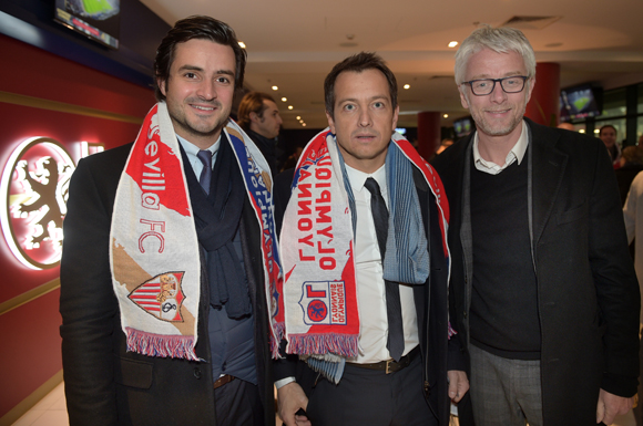 29. Maxime Levotre (Groupe Levotre), Charles Darnault (C Gastronomie) et Hubert-Julien Laferriere, maire du 9ème