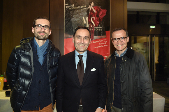 31. Pierrick Etellin (Boorbool), Pierre-Jacques Brivet, président du comité du perfectionnement de Supdemod et Tanguy Bugand (Boorbool)