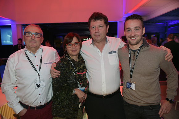 36. Martial Cochet (Homards Acadiens), Fleur Cochet (Glacières), Philippe Terrier (Football club de Villefranche) et Gaëtan Mazzola (FCVB)