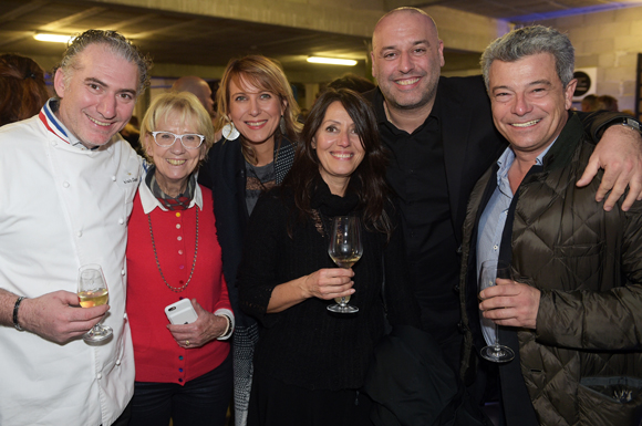 72. Alain Chartier, MOF Glacier, Mercotte, Eugénie Guillermin (GL Events), Florence Guyot (Champagne Marguerite), le chocolatier Philippe Bernachon et Philippe Colin (Cadenet)