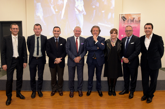 8. Denis de Bénazé, président de Supdemod, Jamal Hammouche, directeur de Supdemod et les partenaires