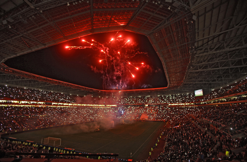 Les tribunes VIP d’OL-Nice. Feu d’artifice pour Alexandre Lacazette