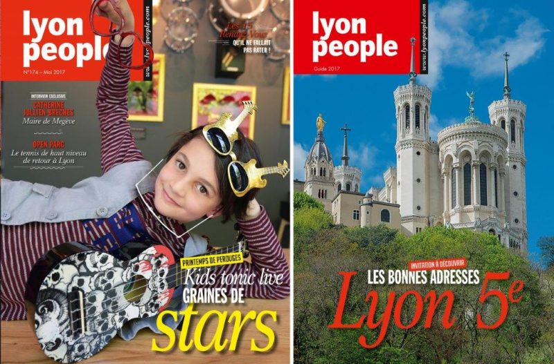 Magazine Lyon People, mai 2017. Graines de star à la une
