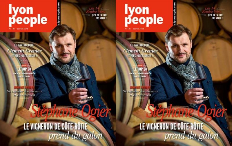 Stéphane Ogier en couverture de Lyon People