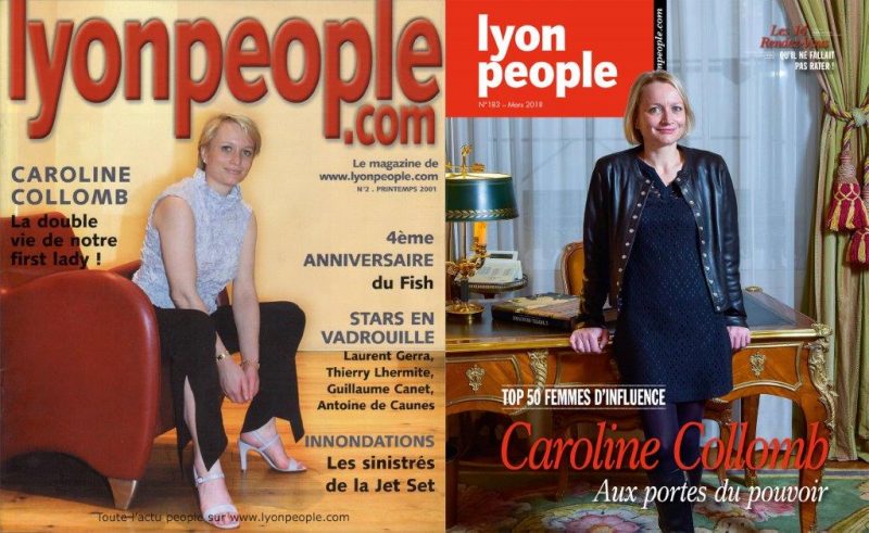 Caroline Collomb en couverture du nouveau Lyon People