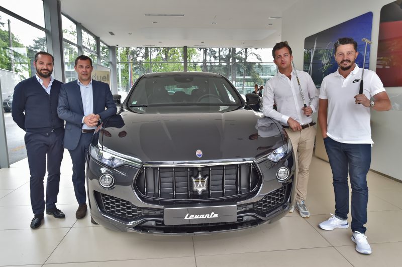 Maserati Gauduel fait le strike avec le golfeur Mike Lorenzo