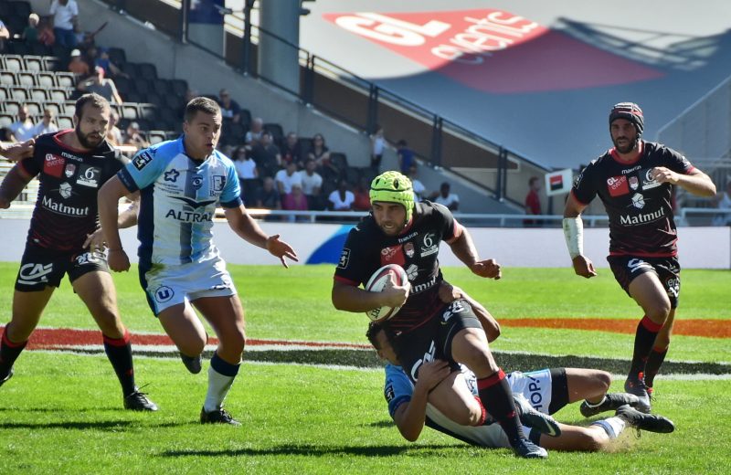 Les tribunes VIP de LOU Rugby – Montpellier. Gerland en fête