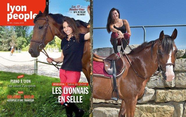 En selle ! Les amazones lyonnaises en vedette du magazine Lyon People