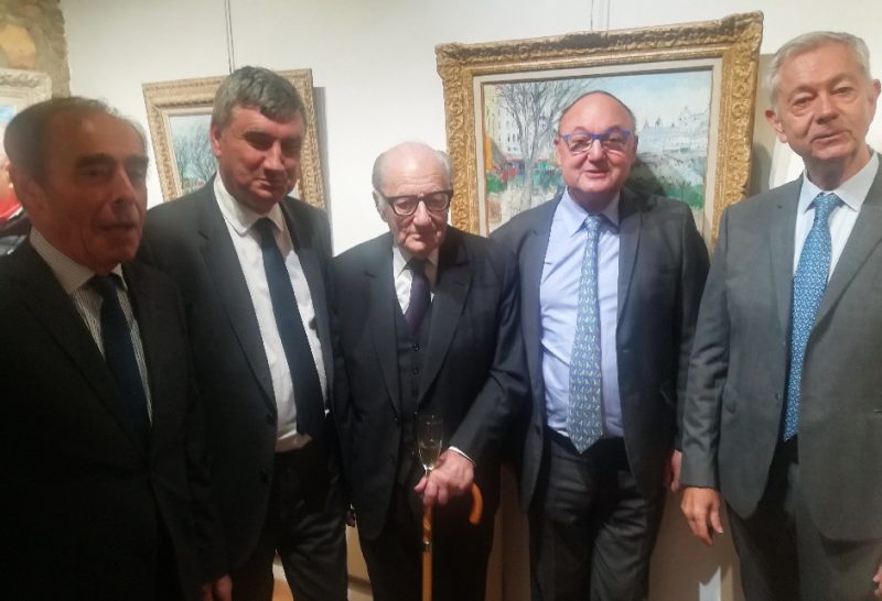 Galerie Alain Georges. A 94 ans, Jean Fusaro en mode vernissage