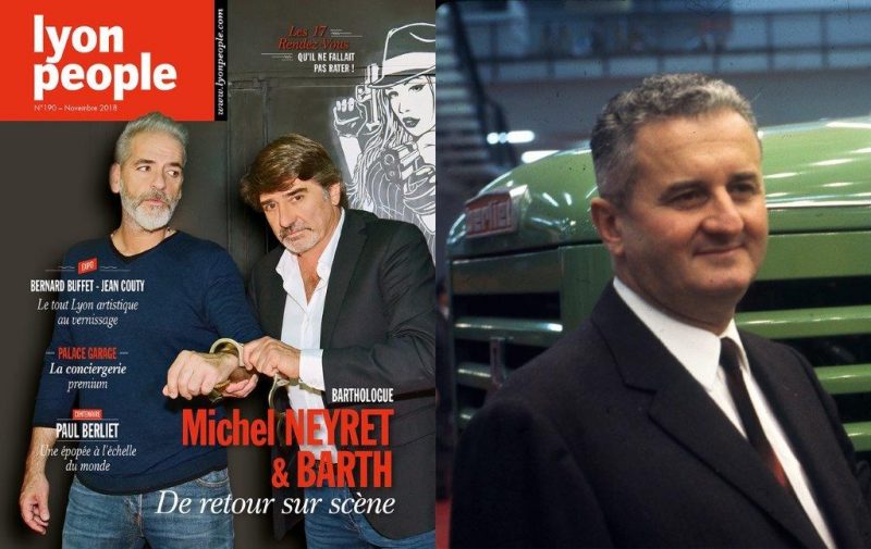 Michel Neyret et Barth Ruzza en couverture de Lyon People