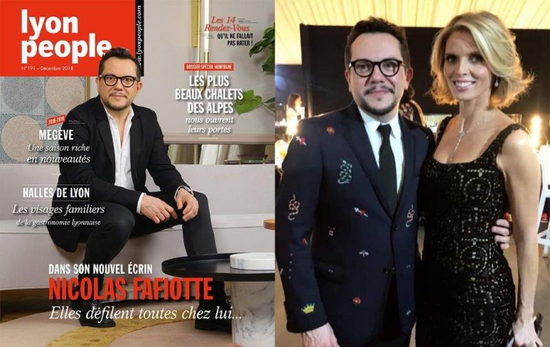 Le couturier Nicolas Fafiotte en couverture de Lyon People