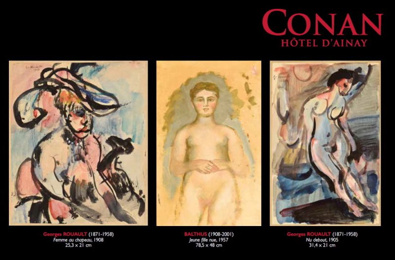 Enchères Lyon. Georges Rouault et Balthus en guest-star chez Cécile Conan