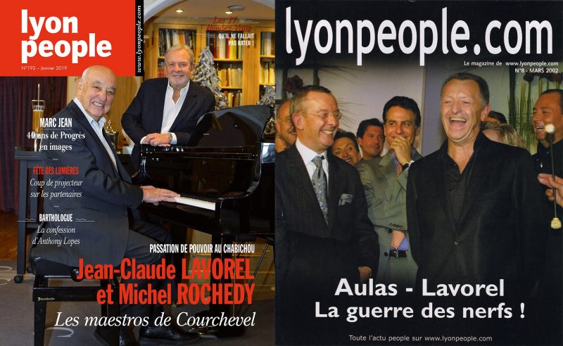 Jean-Claude Lavorel en couverture de Lyon People