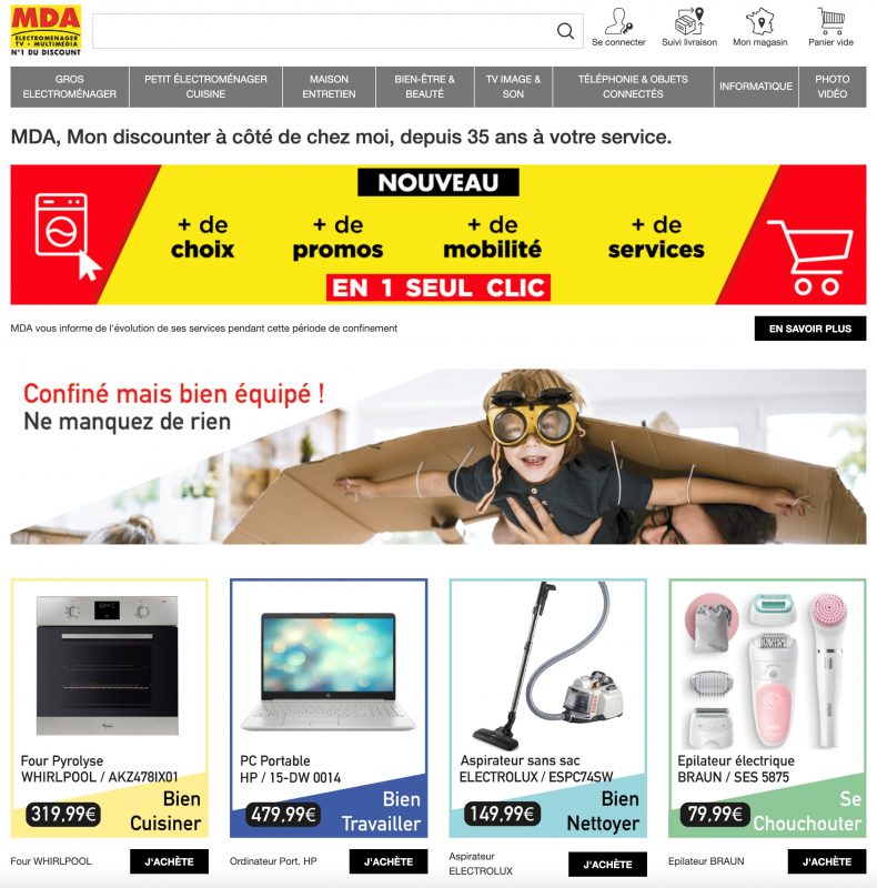 MDA-electroménager.com : Michel Vieira défie les géants du e-commerce