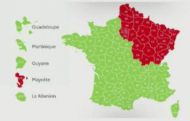 Carte du déconfinement. Lyon et la région Auvergne Rhône-Alpes passent au vert